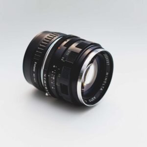 Black Canon DSLR Lens