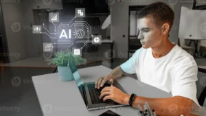 Como Automatizar Relatórios Semanais Usando Inteligência Artificial sem Saber Programar em 2026 Guia Definitivo de IA para Negócios Inteligentes em 2026 — profissional usando inteligência artificial