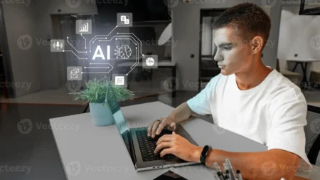 Como Automatizar Relatórios Semanais Usando Inteligência Artificial sem Saber Programar em 2026 Guia Definitivo de IA para Negócios Inteligentes em 2026 — profissional usando inteligência artificial